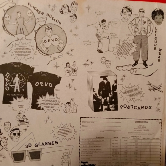 Devo Freedom of Choice Limited Edition Club Version LP 1st Pressing - Picture 5 of 9